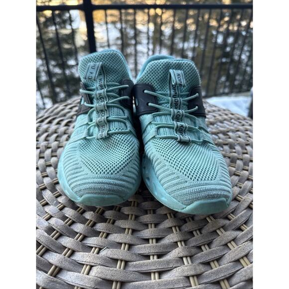 koppu Unisex Non-Slip 4.5 US Sneaker Little Big Kids Teal 36 EU 3.5 UK K004 - Picture 3 of 13